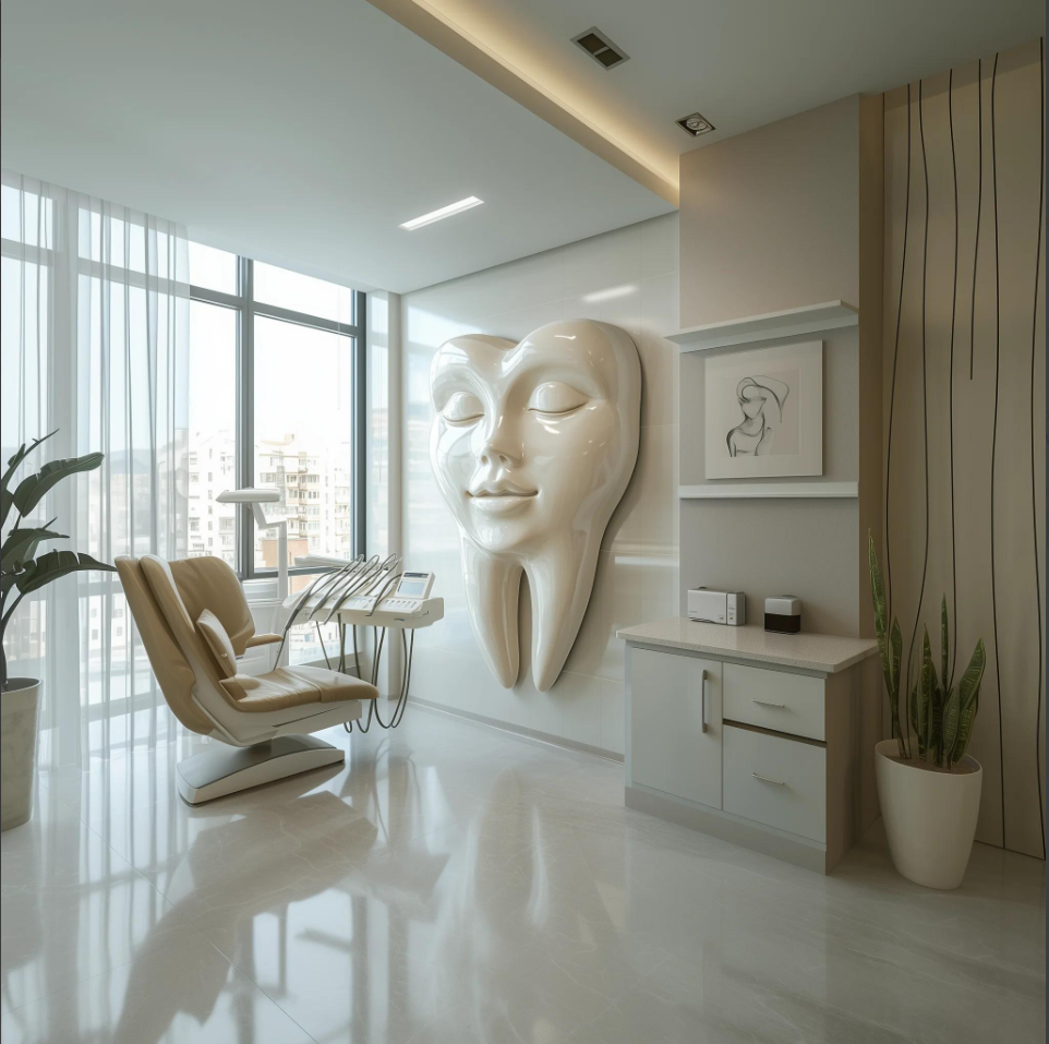 Diş Klinikleri İçin Özel Tasarım Heykel Fikirleri