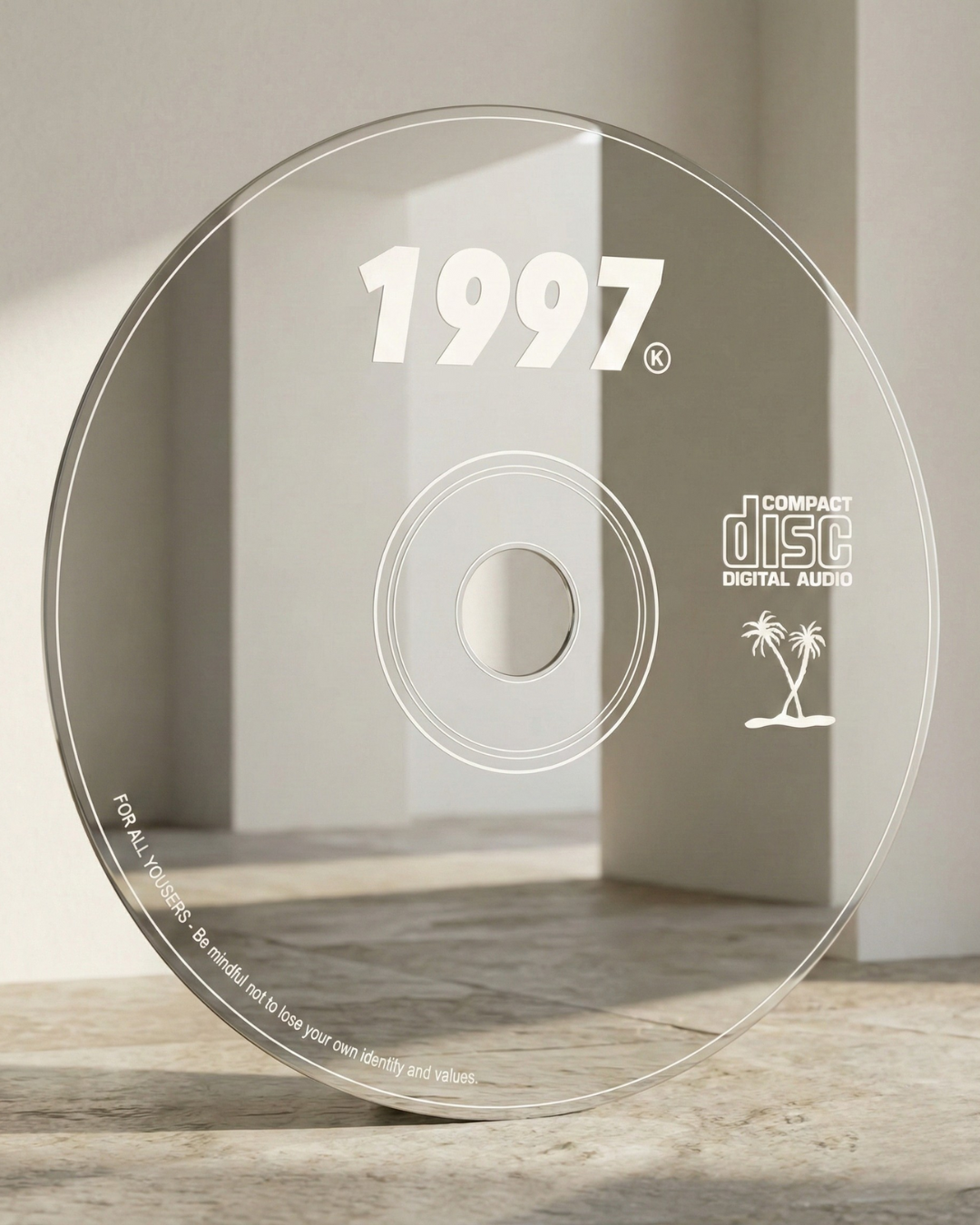 Disc 90 | CD Formlu Dekoratif Duvar Aynası