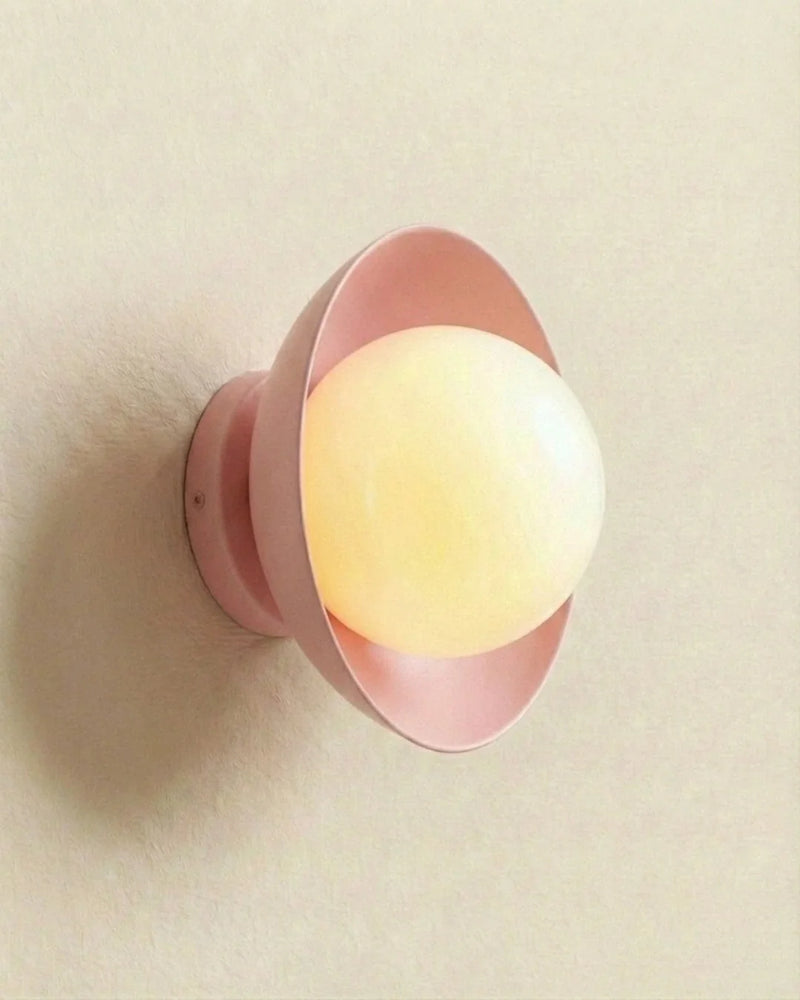 Nivo Globe Sconce | Kase Formlu Renkli Duvar Apliği