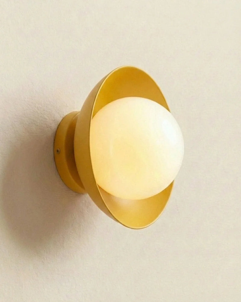 Nivo Globe Sconce | Kase Formlu Renkli Duvar Apliği