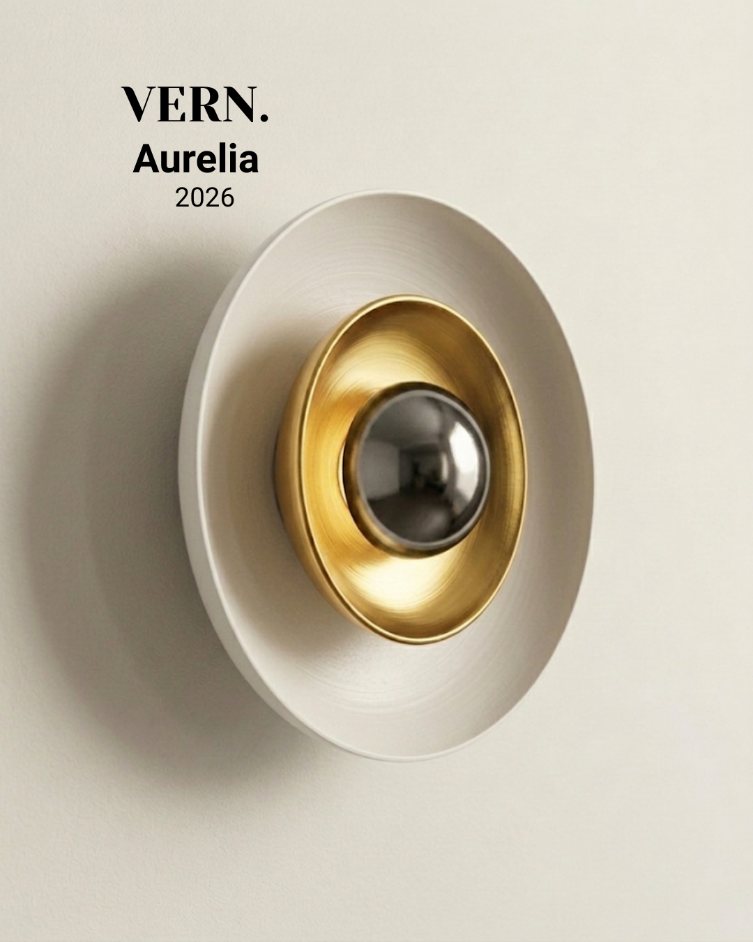 Solenne Wall Sconce | Katmanlı Modern Heykelsi Duvar Apliği