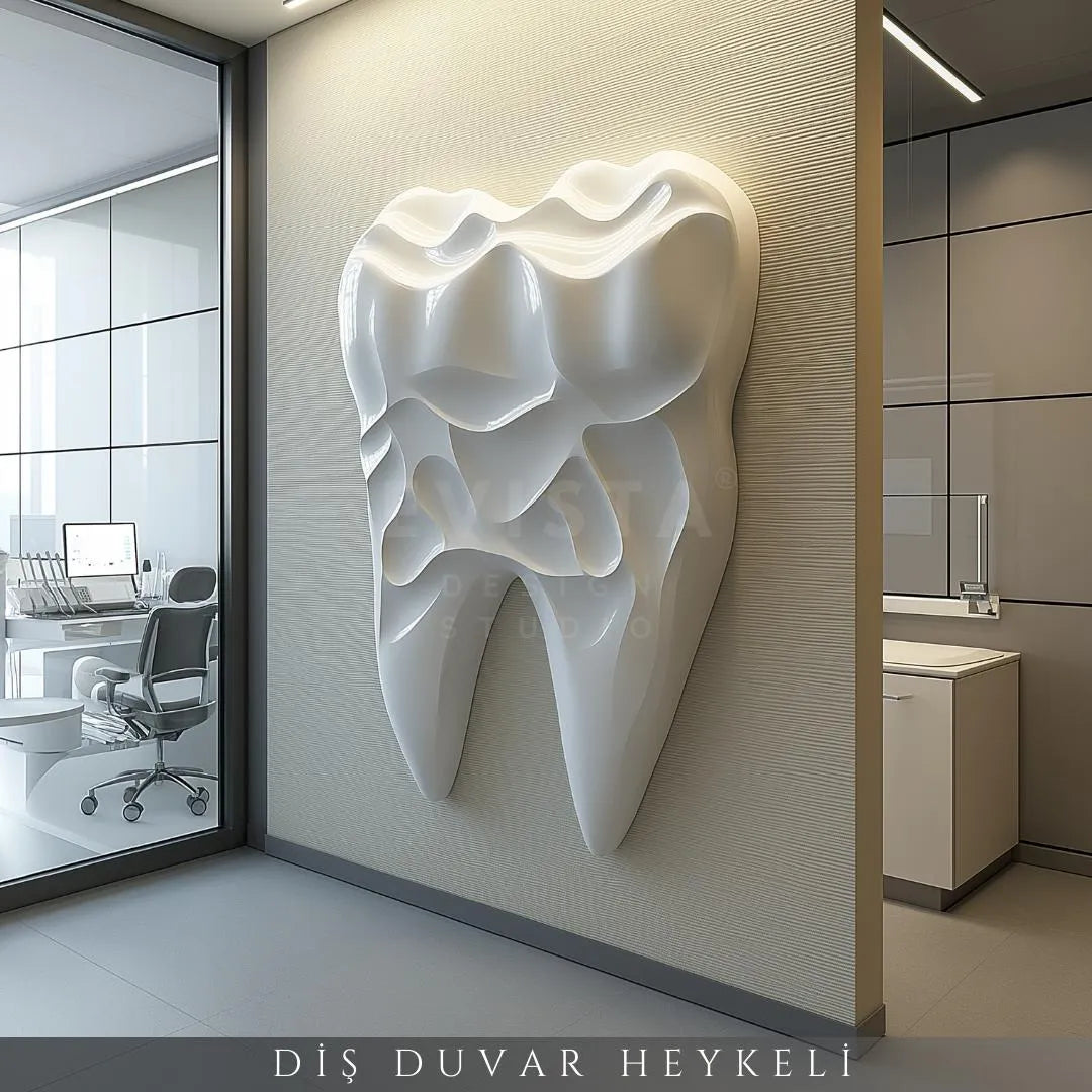 Diş Duvar Heykeli 4