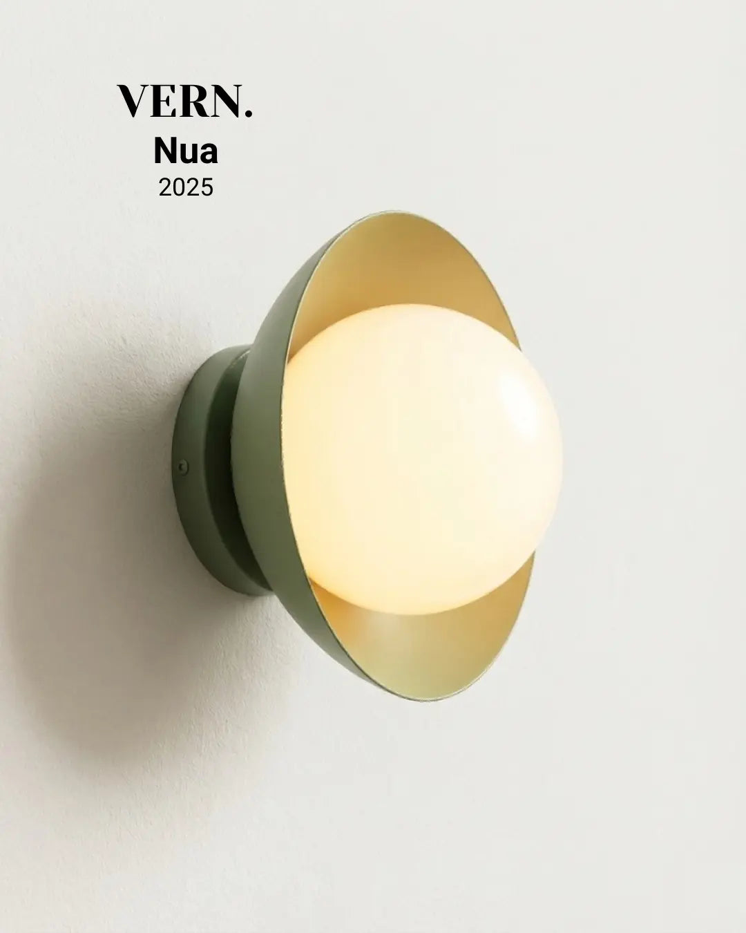 Nivo Globe Sconce | Kase Formlu Renkli Duvar Apliği