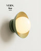 Nivo Globe Sconce | Kase Formlu Renkli Duvar Apliği