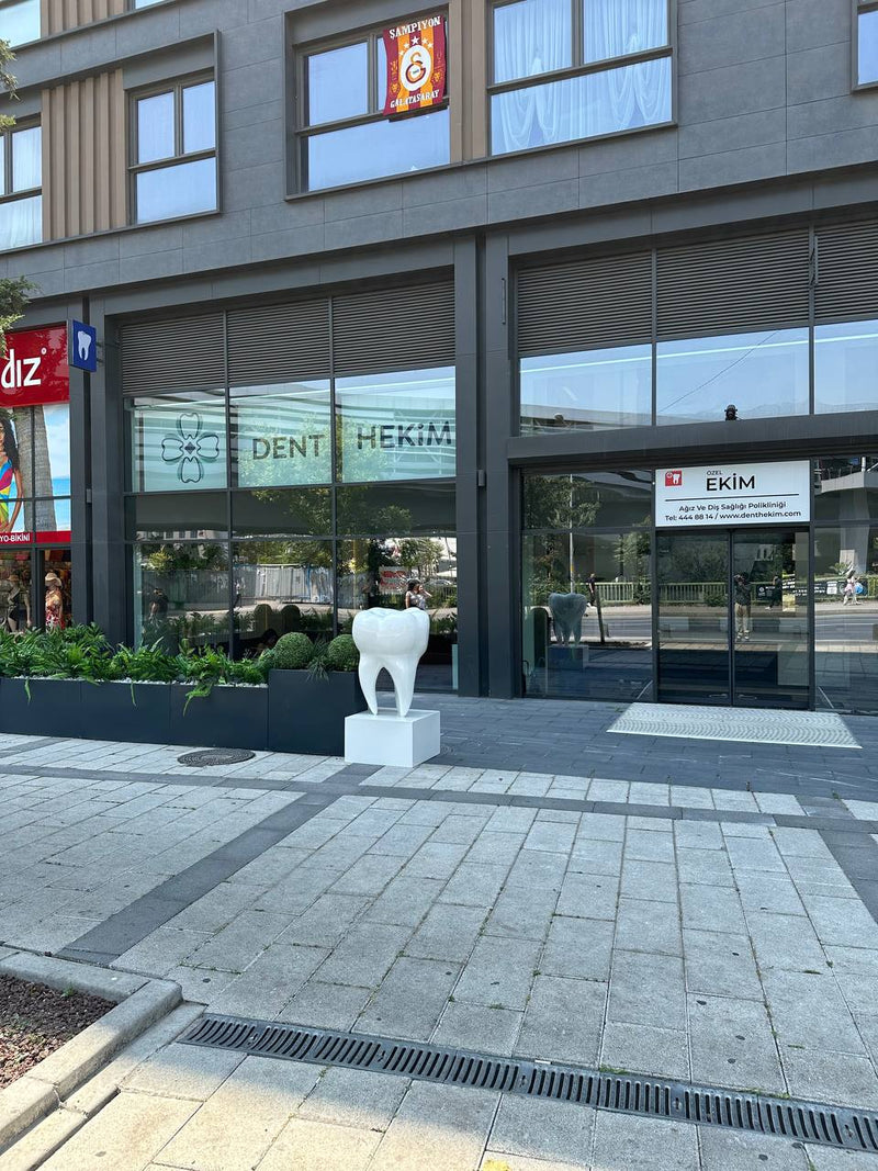 Dentalis 170 | Dev Diş Formlu Kaideli Heykel