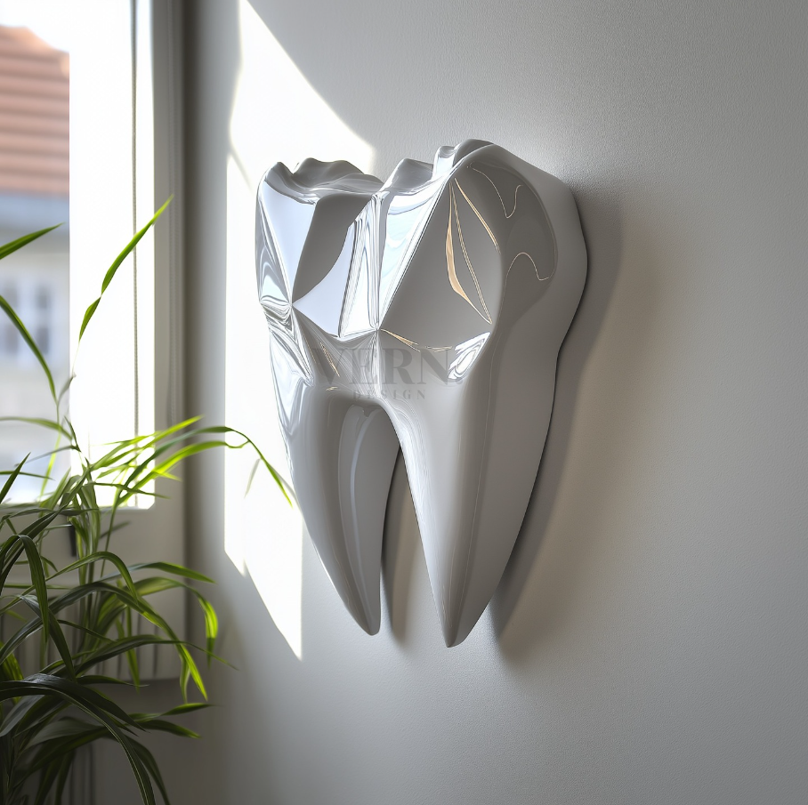 Dental Relief III | Diş Klinikleri İçin Modern 3D Duvar Heykeli