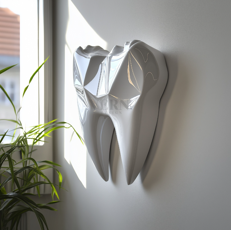 Dental Relief III | Diş Klinikleri İçin Modern 3D Duvar Heykeli