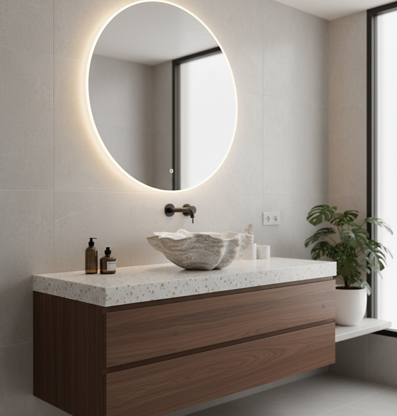 Shellis | Mimari İstiridye Formlu Çanak Lavabo